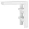 Modern White Wall Bar Table | Stylish & Durable Design