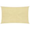 Sunshade Sail 160 g/m² Beige 3x6 m HDPE Colour beige Size 3 x 6 m Quantity in Package 1 