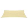 Beige Sunshade Sail 3x6 m - HDPE UV Resistant Shelter