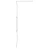 Premium Walk-in Shower Wall with Shelf Chrome - 100x195 cm