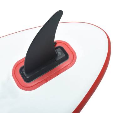 Inflatable SUP Board with Sail Set - Red & White