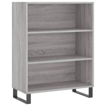 Stylish Highboard Grey Sonoma - Durable & Elegant Design