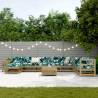 10 Piece Garden Sofa Set - Durable Impregnated Pinewood