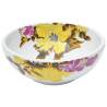 Multicolour Round Countertop Basin | Chic Ceramic Design