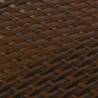 Brown & Black Balcony Screen 600x100 cm - Poly Rattan