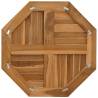 Octagonal Solid Teak Wood Table Top 60x60 cm - Hipomarket UK