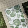 Outdoor Carpet Green 80x250 cm PP Colour green leaf pattern Size 80 x 250 cm Quantity in Package 1 