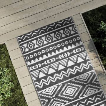 Outdoor Carpet Black 80x250 cm PP – Trendy & Durable Flooring