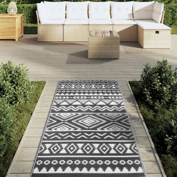 Outdoor Carpet Black 80x250 cm PP – Trendy & Durable Flooring