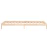 LED Bed Frame 90x200 cm in Solid Wood | Hipomarket UK