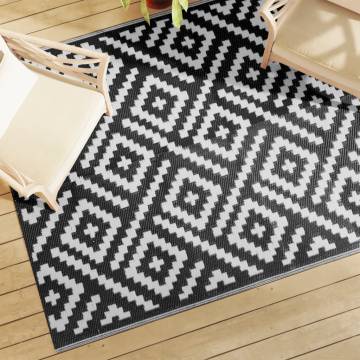 Trendy Outdoor Carpet White and Black 160x230 cm - Buy Now