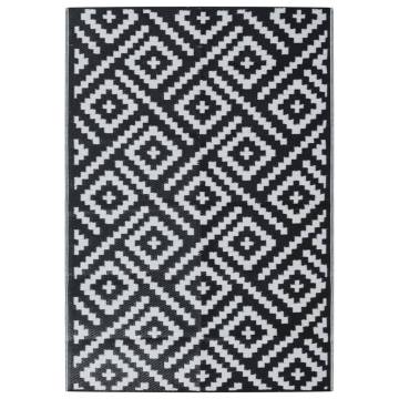 Trendy Outdoor Carpet White and Black 160x230 cm - Buy Now