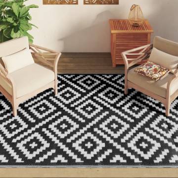 Trendy Outdoor Carpet White and Black 160x230 cm - Buy Now