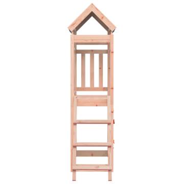 Play Tower with Rockwall - Solid Wood Douglas Fir | Hipo Market