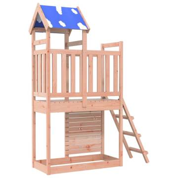 Play Tower with Rockwall - Solid Wood Douglas Fir | Hipo Market