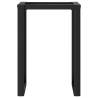 Industrial O-Frame Dining Table Legs - Cast Iron 50x40x73 cm