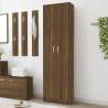 Hallway Wardrobe Brown Oak 55x25x189 cm Engineered Wood Colour brown oak Quantity in Package 1 Amount 