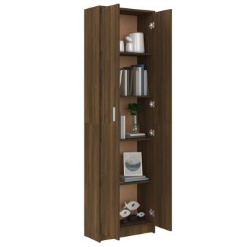 Hallway Wardrobe Brown Oak | Space-Saving Storage Solution