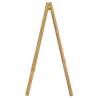 Stylish Double Towel Ladder in Bamboo – 4 Rungs & 90x50x100 cm