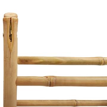 Stylish Double Towel Ladder in Bamboo – 4 Rungs & 90x50x100 cm