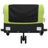 Sturdy Bike Trailer - Black & Green, 30 kg Capacity