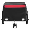 Bike Trailer Black & Red - 45 kg Iron Cargo Carrier