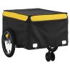 Sturdy Black & Yellow Bike Trailer | 45 kg Iron Cargo Transport