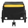 Sturdy Black & Yellow Bike Trailer | 45 kg Iron Cargo Transport