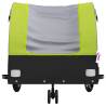 Bike Trailer Black & Green - 30 kg Capacity | HipoMarket