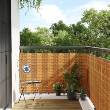 Light Brown Balcony Screen 400x80 cm - Durable & Stylish