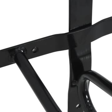 Wall Mounted Black Iron Saddle Rack | Organize Your Tack