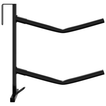 Portable Black Iron Saddle Rack & Bridle Hook | HiPoMarket