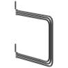 Saddle Pad Rack 3 Arms - Black Iron Storage Solution