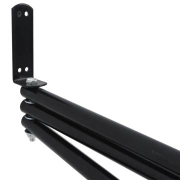 Saddle Pad Rack 3 Arms - Black Iron Storage Solution