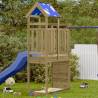 Play Tower with Rockwall 110.5x52.5x215cm Impregnated Wood Pine Quantity in Package 1 Material solid impregnated wood 