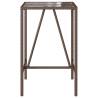 Stylish Brown Outdoor Bar Table 70x70x110 cm | Hipo Market