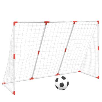 Kids' 2-in-1 Football Goal Set with Balls - Fun & Versatile