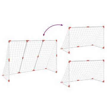 Kids' 2-in-1 Football Goal Set with Balls - Fun & Versatile