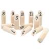 13 Piece Number Kubb Game Set - Fun Family Toss Game