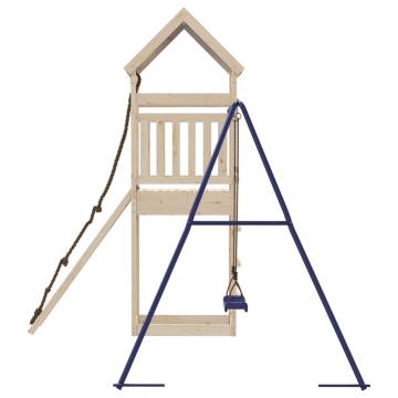 Outdoor Playset Solid Wood Pine - Fun for Kids