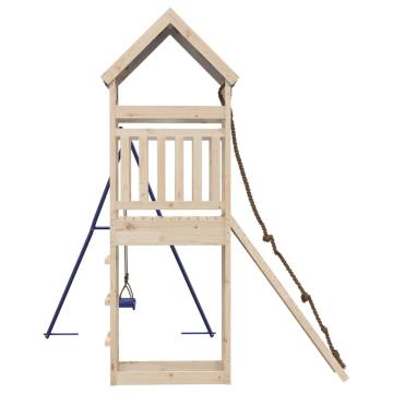 Outdoor Playset Solid Wood Pine - Fun for Kids