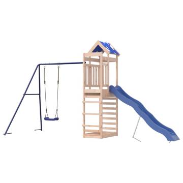 Outdoor Playset Solid Wood Douglas - Fun for Kids | Hipomarket