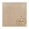 ZIZUR Rug 240x240 cm - Jute Look for Indoor & Outdoor Use