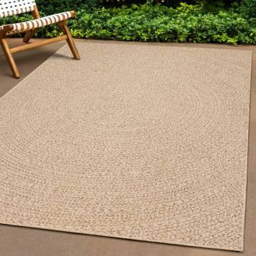 Rug ZIZUR 100x200 cm - Jute Look for Indoor & Outdoor Use