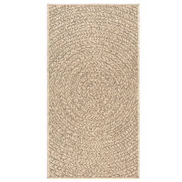 Rug ZIZUR 100x200 cm - Jute Look for Indoor & Outdoor Use