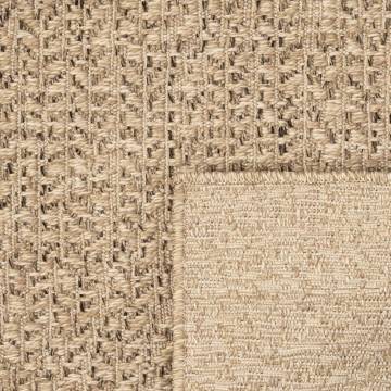 Rug ZIZUR 100x200 cm - Jute Look for Indoor & Outdoor Use