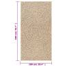 Rug ZIZUR 100x200 cm - Jute Look for Indoor & Outdoor Use