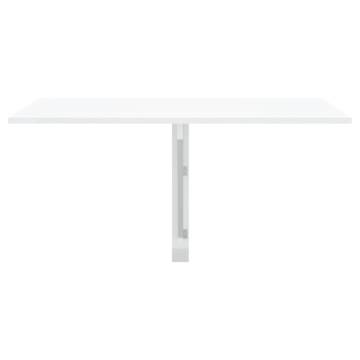 Folding Wall Table High Gloss White - Space-Saving Design