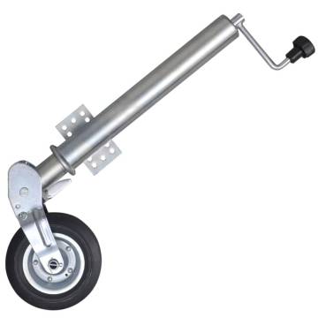 60 mm Heavy-duty Trailer Jack Wheel - Durable & Rust-resistant