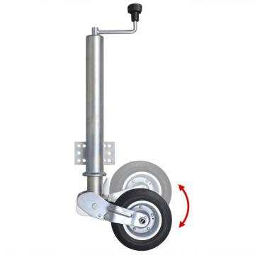 60 mm Heavy-duty Trailer Jack Wheel - Durable & Rust-resistant